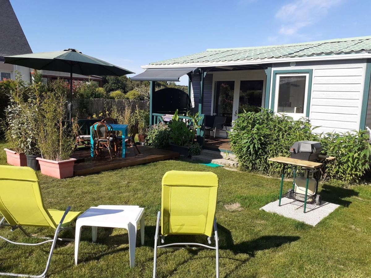 Petite Maison Chalet A 100 M De La Petite Mer De Gavres Riantec Exteriör bild